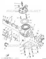 CILINDERKOP voor Yamaha YZ250 1997