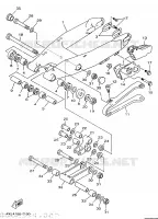 ACHTERBRUG voor Yamaha YZ250 1997