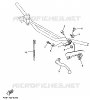 STUURSCHAKELAAR / HEVEL voor Yamaha YZ250 1997