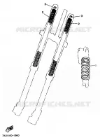 OPTIONELE ONDERDELEN   CHASSIS voor Yamaha YZ250 1997