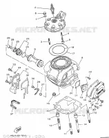 CILINDERKOP voor Yamaha YZ250 1997