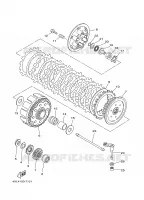 STARTMOTOR KOPPELINGS voor Yamaha YZ250 1997