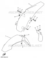 SPATBORD voor Yamaha YZ250 1997
