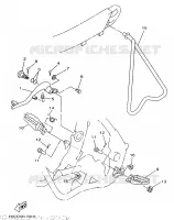 STANDAARD / VOETSTEUN voor Yamaha YZ250 1997