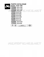 * CATALOG PREFACE * voor Yamaha YZ250 1999