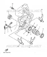 SCHAKELWALS voor Yamaha YZ250 1999