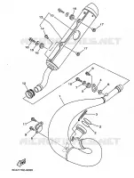 UITLAAT voor Yamaha YZ250 1999