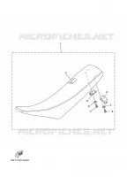 SELLE voor Yamaha YZ250 2003