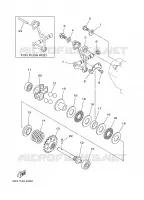 UITLAATKLEP voor Yamaha YZ250 2009