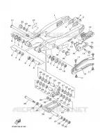 ACHTERBRUG voor Yamaha YZ250 2009