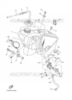 BENZINE TANK voor Yamaha YZ250 2009