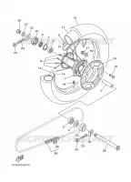 ACHTERWIEL voor Yamaha YZ250 2009