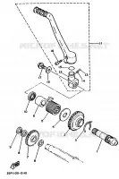 STARTMOTOR voor Yamaha YZ250E 1993