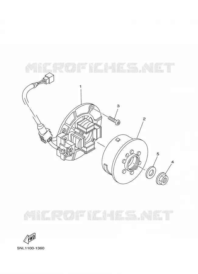 DYNAMO Yamaha MOTO 250 2002 YZF  YZ250F