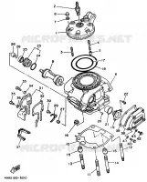 CILINDERKOP voor Yamaha YZ250LC 1995