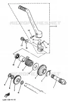 STARTMOTOR voor Yamaha YZ250LC 1995