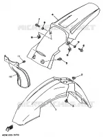 SPATBORD voor Yamaha YZ250LC 1995