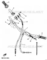 STUUR / KABEL voor Yamaha YZ250LC 1995