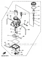CARBURATEUR  voor Yamaha YZ250LC 1995
