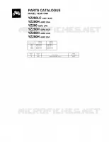 * CATALOG PREFACE * voor Yamaha YZ250LC 1996