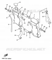 RADIATEUR / SLANG voor Yamaha YZ250LC 1996