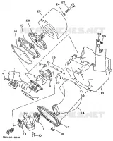 INLAAT voor Yamaha YZ250LC 1996