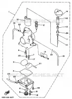 CARBURATEUR  voor Yamaha YZ250LC 1996