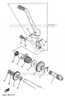 STARTMOTOR voor Yamaha YZ250LC 1996