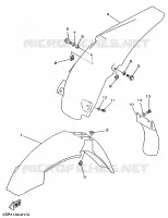 SPATBORD voor Yamaha YZ250LC 1996