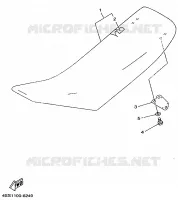 SELLE voor Yamaha YZ250LC 1996