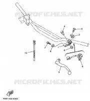 STUURSCHAKELAAR / HEVEL voor Yamaha YZ250LC 1996