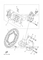 REMKLAUW VOOR voor Yamaha YZ250N 2001