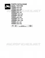 * CATALOG PREFACE * voor Yamaha YZ250P 2002