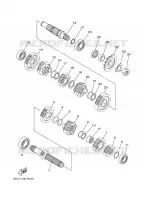 TRANSMISSIE voor Yamaha YZ250P 2002