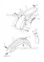 SPATBORD voor Yamaha YZ250P 2002