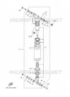 ACHTER SCHOKBREKER voor Yamaha YZ250P 2002