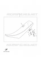SELLE voor Yamaha YZ250P 2002