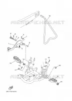 STANDAARD / VOETSTEUN voor Yamaha YZ250P 2002