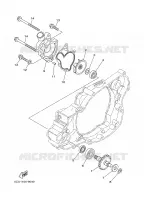 WATERPOMP / SLANGEN voor Yamaha YZ250P 2002