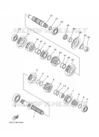 TRANSMISSIE voor Yamaha YZ250P 2002