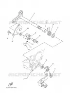 SCHAKEL STANG / PEDAAL voor Yamaha YZ250P 2002