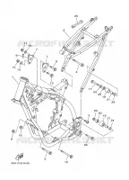 FRAME voor Yamaha YZ250P 2002
