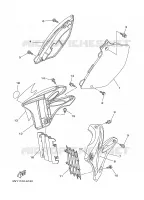ZIJKUIPDEEL voor Yamaha YZ250P 2002