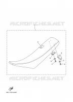 SELLE voor Yamaha YZ250P 2002