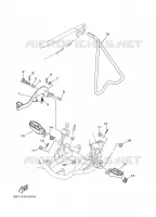 STANDAARD / VOETSTEUN voor Yamaha YZ250P 2002