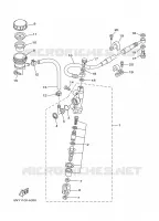 REMPOMP ACHTER voor Yamaha YZ250P 2002