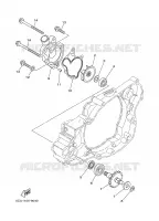 WATERPOMP / SLANGEN voor Yamaha YZ250P 2002