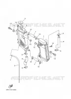 RADIATEUR / SLANG voor Yamaha YZ250P 2002