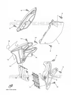 ZIJKUIPDEEL voor Yamaha YZ250P 2002