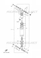 ACHTER SCHOKBREKER voor Yamaha YZ250P 2002